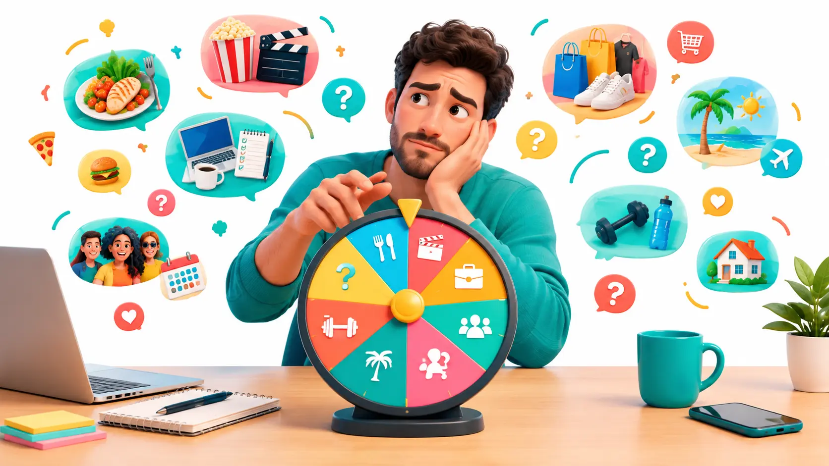 Decision fatigue and random choice wheels - sociological analysis